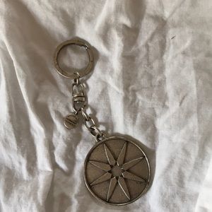 Alex and Ani Star of Venus key ring
